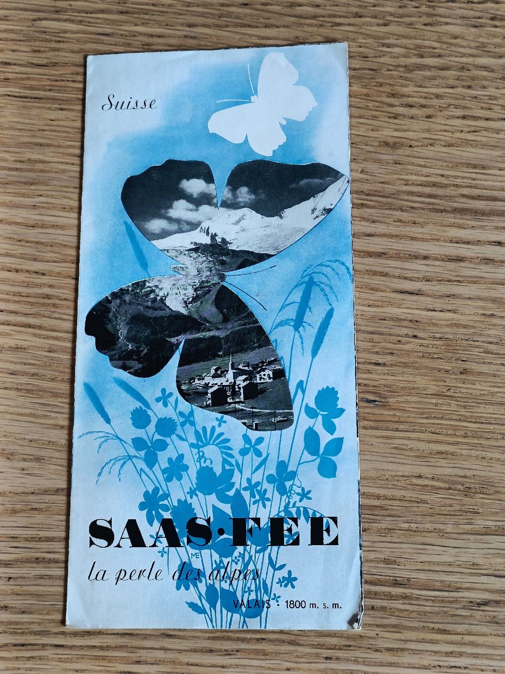 Documenti: Alter Prospekt / Saas Fee VS - Ausgabe ca. 1939 – Usato da Brugg AG venduto da Ente015 1
