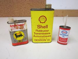 SHELL ESSO Oelkanne öldose Bidon  Vintage Auto Oldtimer