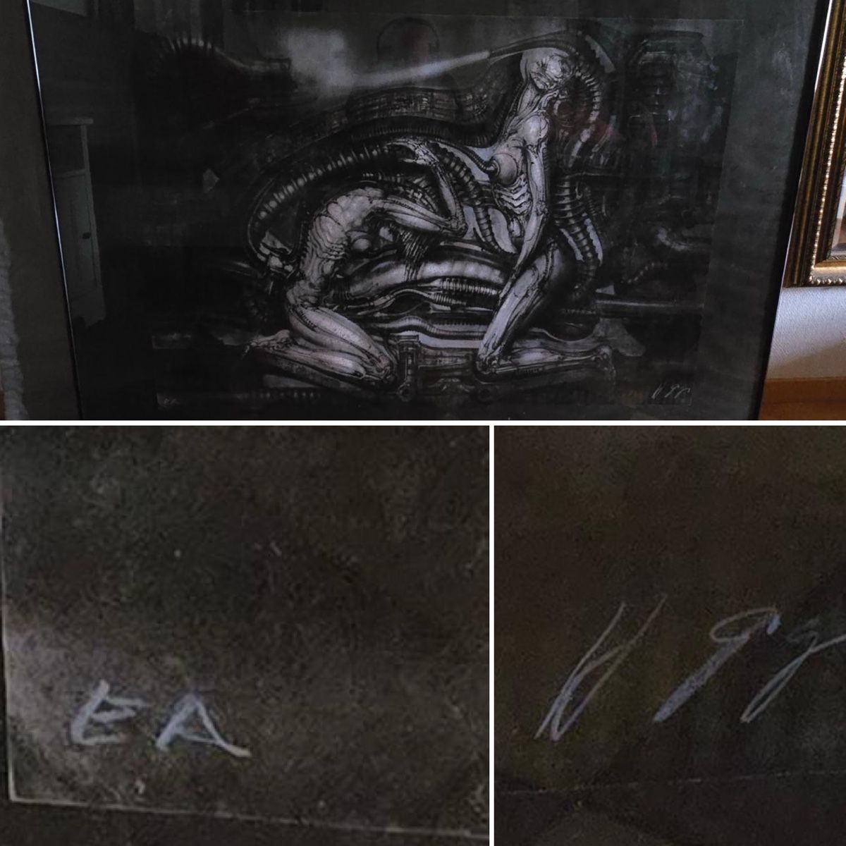 Foto & Immagini: HR Giger signierter Kunstdruck – Usato da Sarnen venduto da m_comeaux 3