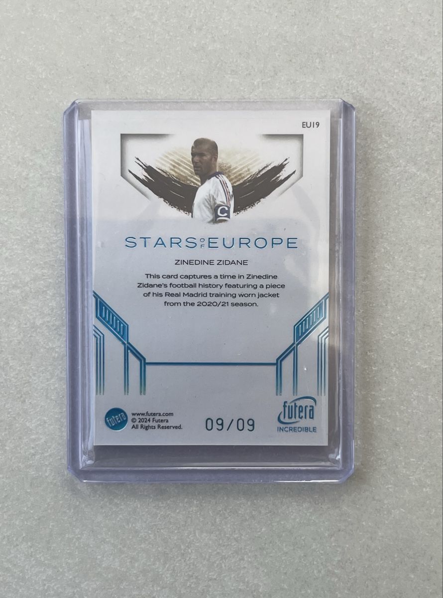 Sammelbilder & Trading cards: FUTERA Patch Zidane Real Madrid 9 of 9 – Gebraucht aus Moudon von AndreSR89 3