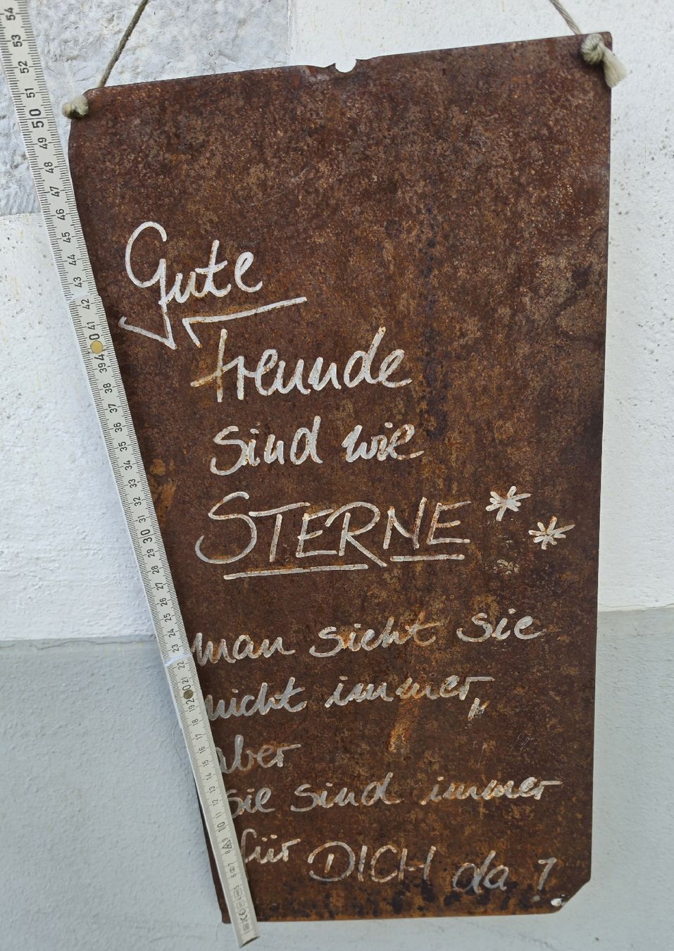 Toutes les décorations: Dekoschild Edelrost Gute Freunde  – D'occasion à Laupersdorf par Withelady 1