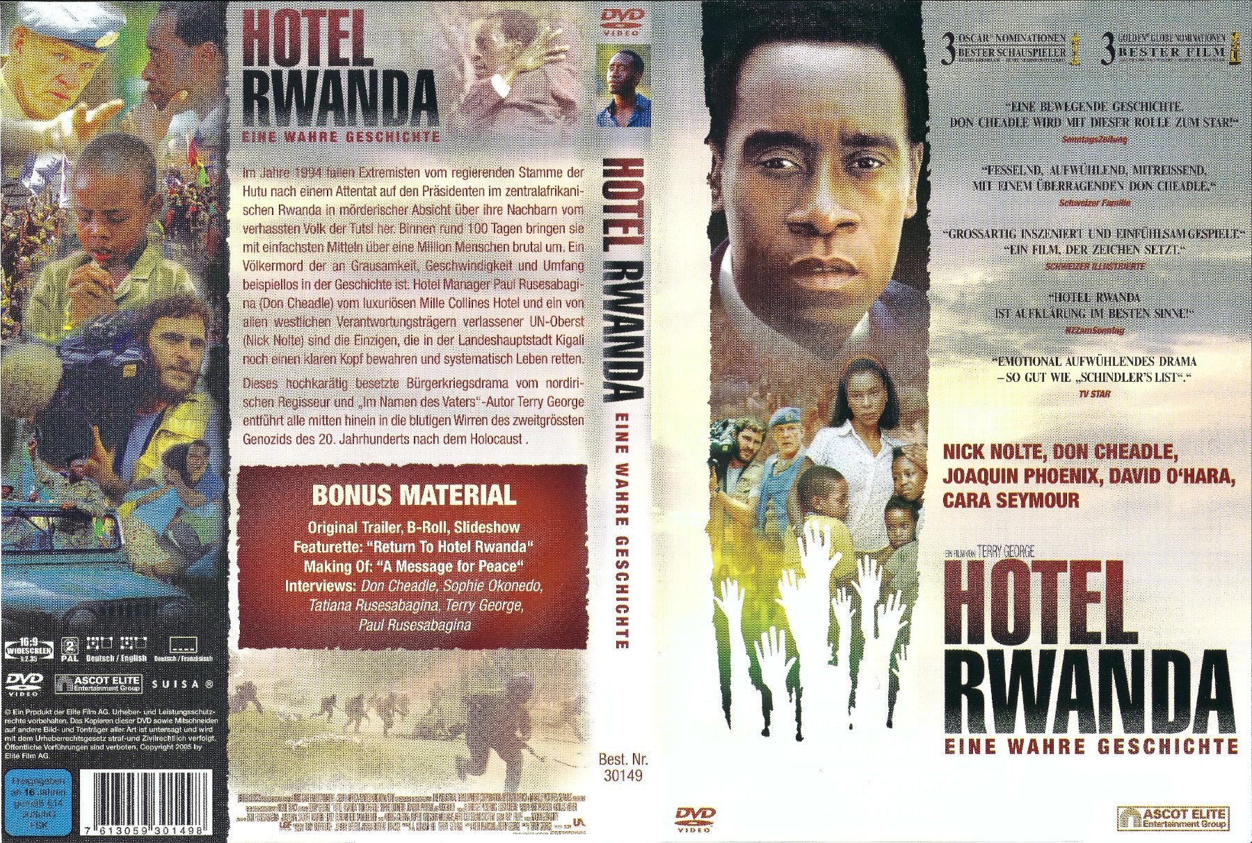 Tutti i DVDs: Hotel Rwanda – Usato da Zürich venduto da Cineasten