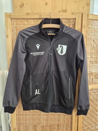 Trainingsjacke Macron Team Basel schwarz Grösse XS
