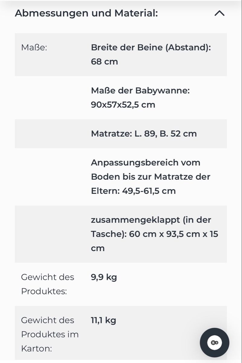 Letti: Beistellbett Kinderkraft – Usato da Lyss venduto da cyn_rds7 3
