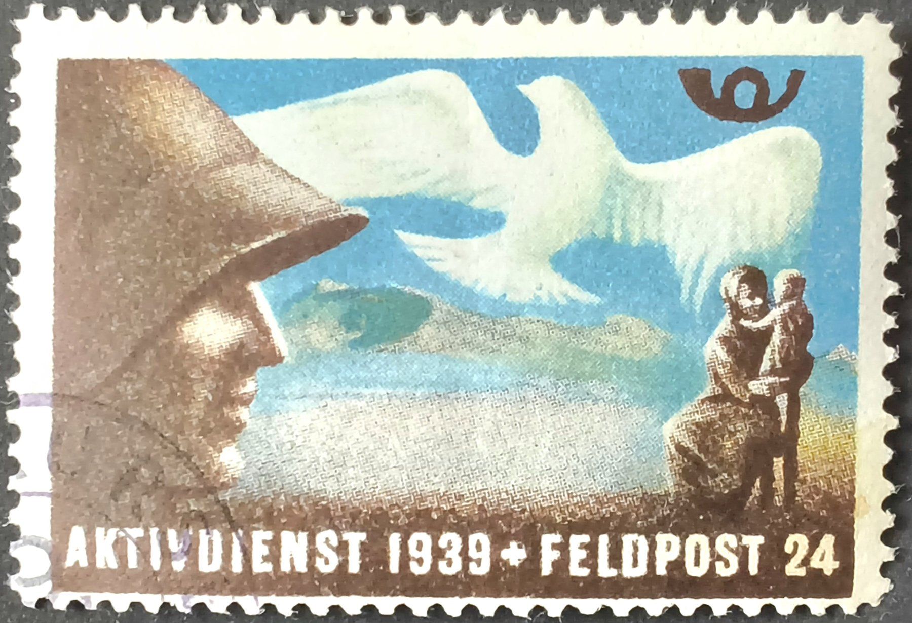Tutti i francobolli: Feldpost 24, Wi FP 17, 2.WK – Usato da Niederuzwil venduto da LichtPhil