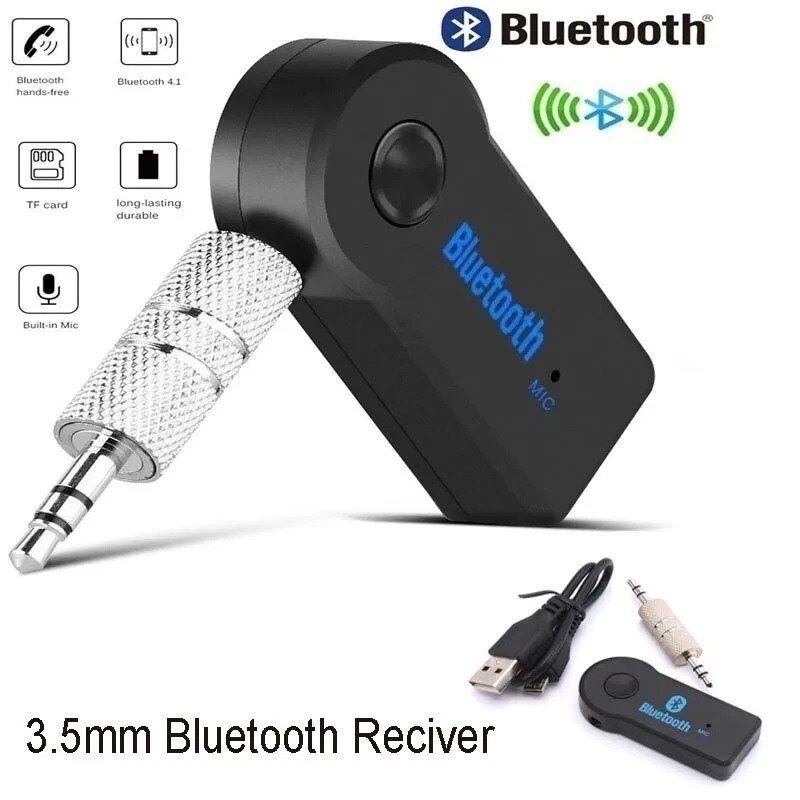 Ricevitori: Audio Receiver Adapter AUX Auto 3.5mm Empfänger Bluetooth – Nuovo (secondo la descrizione) da Kirchdorf AG venduto da Restposten110 6