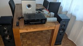 5.1 Surround System + AV-Receiver(Yamaha, Teufel, Schneider)