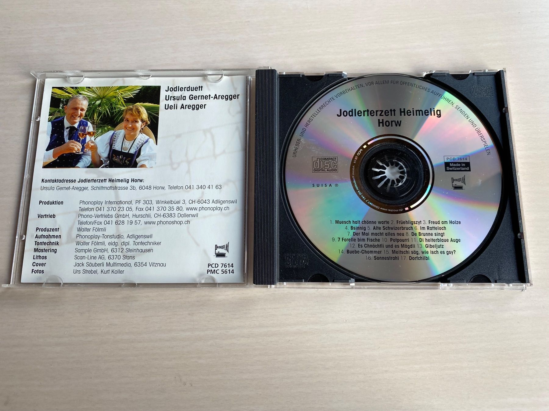 CD: Jodlerterzett Heimelig Horw – Usato da Oberried Brienz venduto da Chyara 2