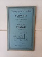 THALWIL 1925 Topographischer Atlas Schweiz 1x25'000