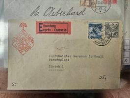 Express Brief Livery Club 1947 Telegraph für 3.--