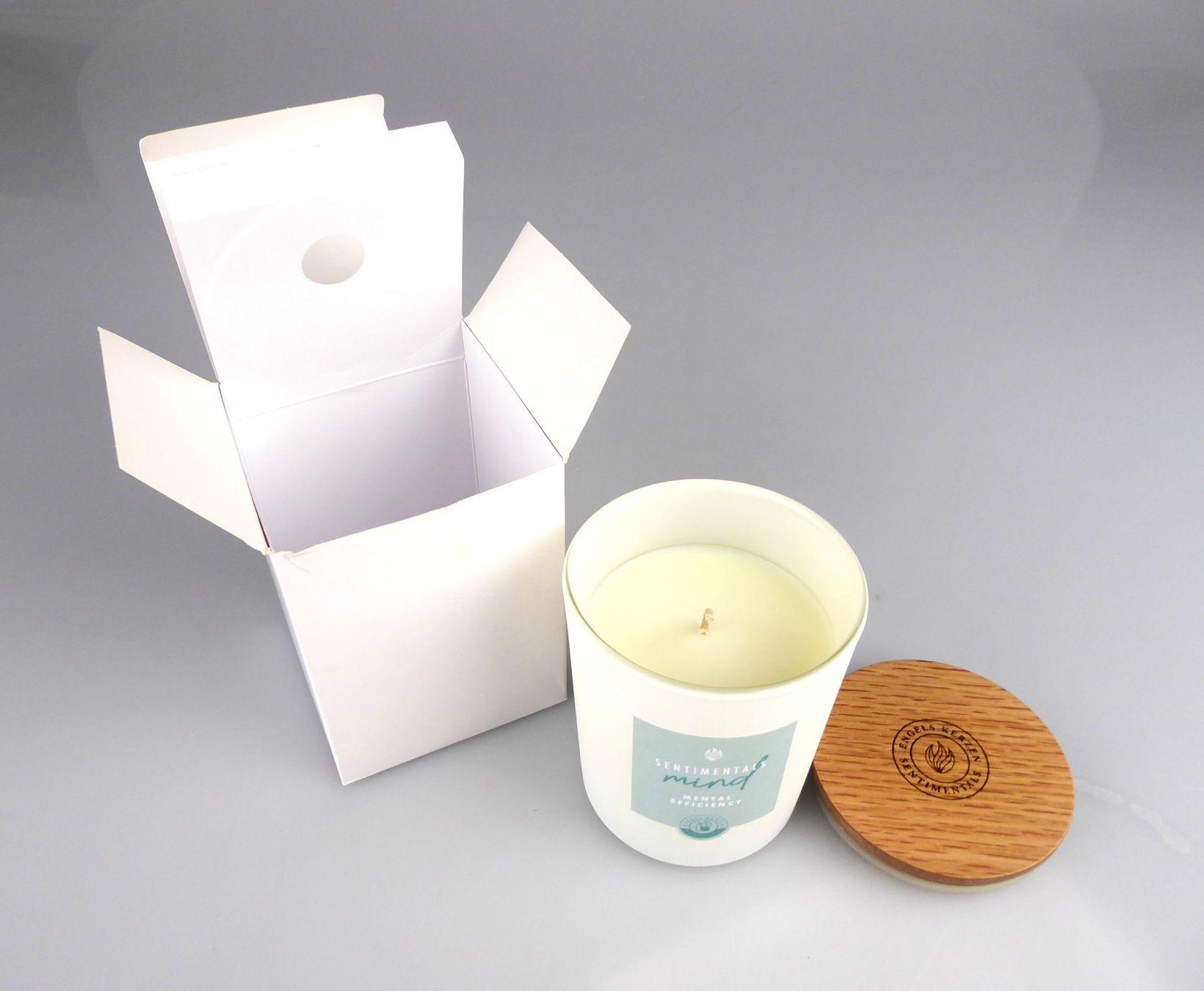 Candele: ENGELS Duftkerze Mental Efficiency weiss mit Box – Nuovo (secondo la descrizione) da Volketswil venduto da brockipfannenstil 1