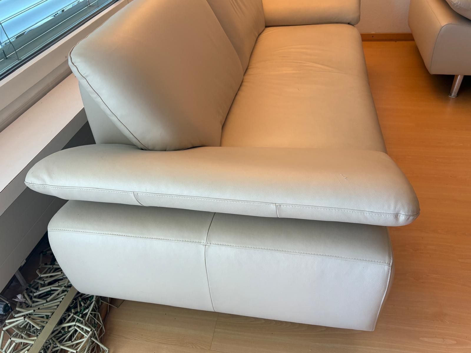 Divani: Ledercouch 2-Sitzer beige 180 cm – Usato da Klingnau venduto da Umweltklinik 2