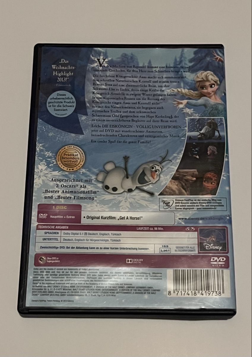 Tutti i DVDs: Die Eiskönigin - Völlig Unverfroren DVD – Usato da Bern venduto da hispano74 1