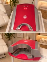UV Nageltrockner rot mit Digitalanzeige neuwertig