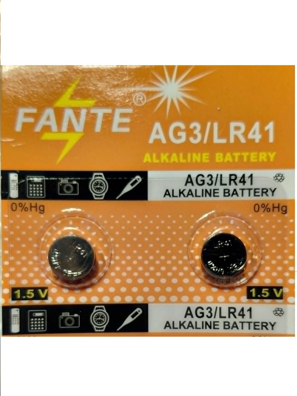 Accus & piles: 2x Batterie LR 41/ AG 3 / LR41 / AG3  voire liste compatible – Neuf avec emballage d'origine à Minusio par graziano11