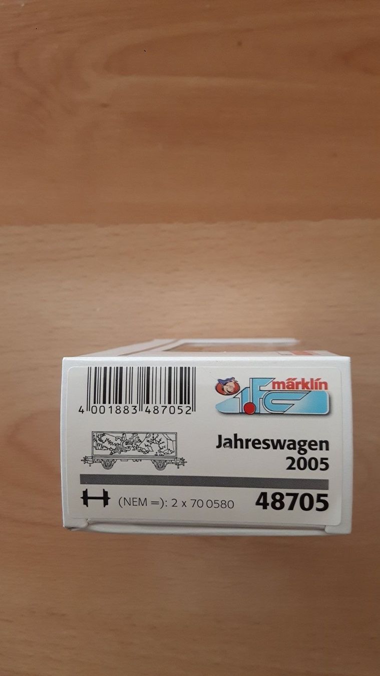 Märklin Modelleisenbahnen: Wagon marklin 48705 wagon de l'année 2005  1FC – Neu und originalverpackt aus Cortaillod von duchmoc 1