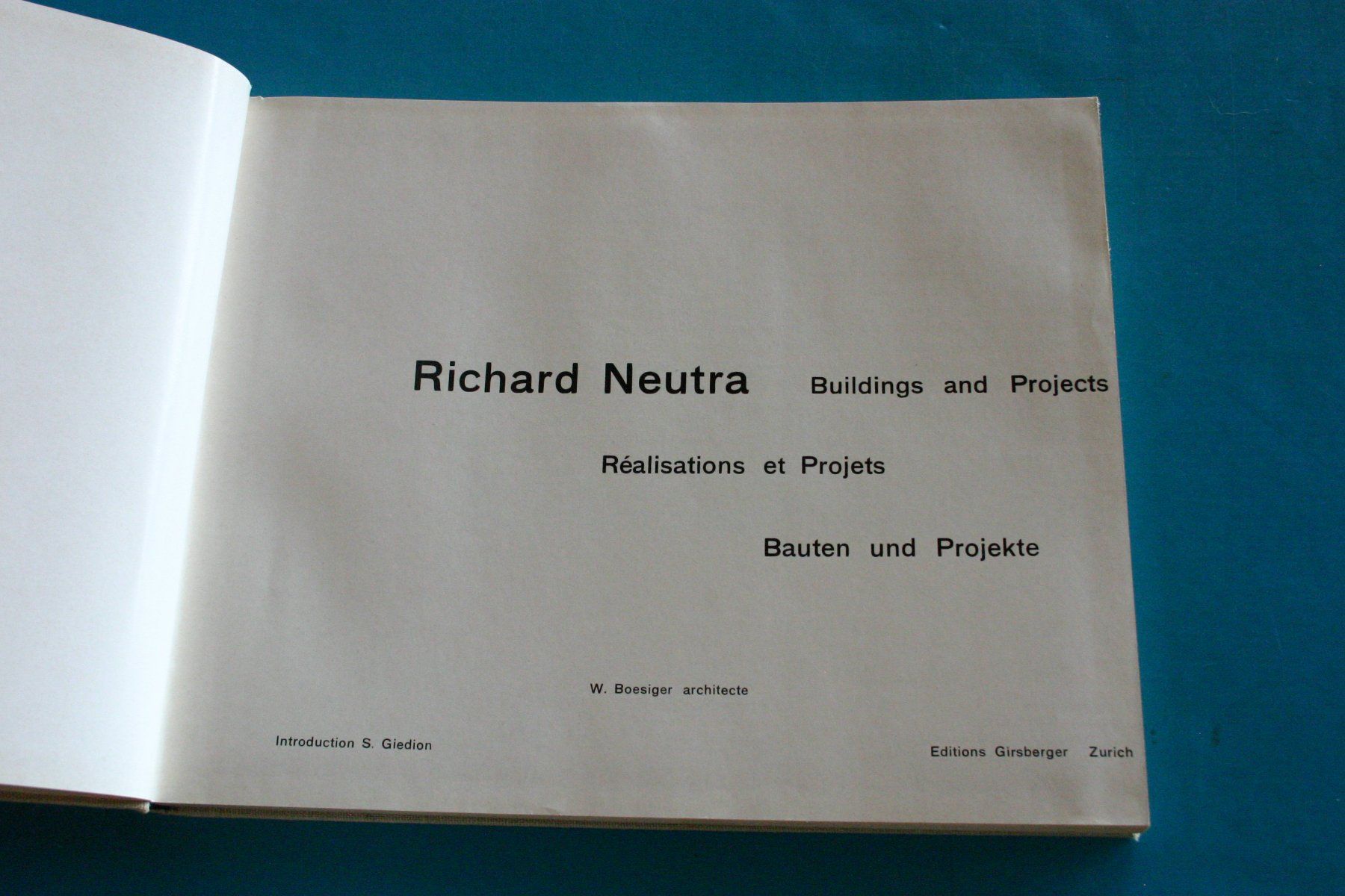 Libri: Richard Neutra Bauten und Projekte – Usato da Winkel venduto da franzxaver60 1