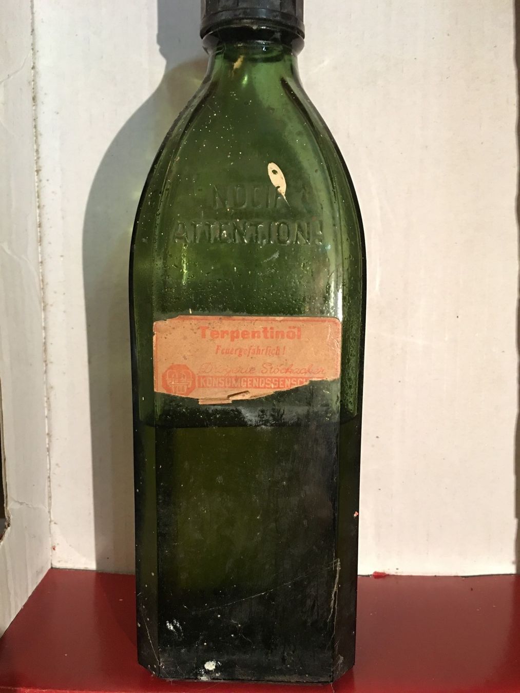Accessori da laboratorio: alte Apotheker-Flasche  o. Inhalt – Usato da Bern venduto da rewe45