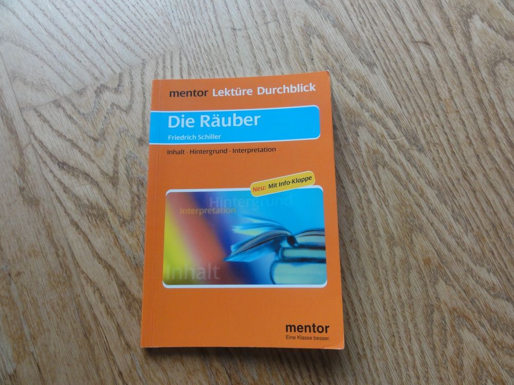 Lektüreschlüssel: Die Räuber (Gebraucht) in Riedholz für CHF 1 – mit ...