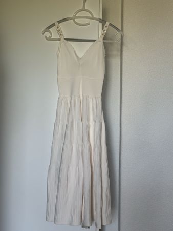 Robe Morgan en maille ivoire