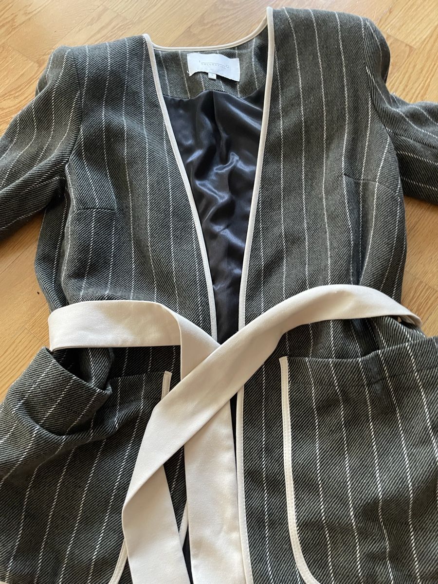Giacche: Blazer Schicker Damenblazer, Gr. S,  gestreift, beige – Usato da Rüschlikon venduto da Lajniii 6