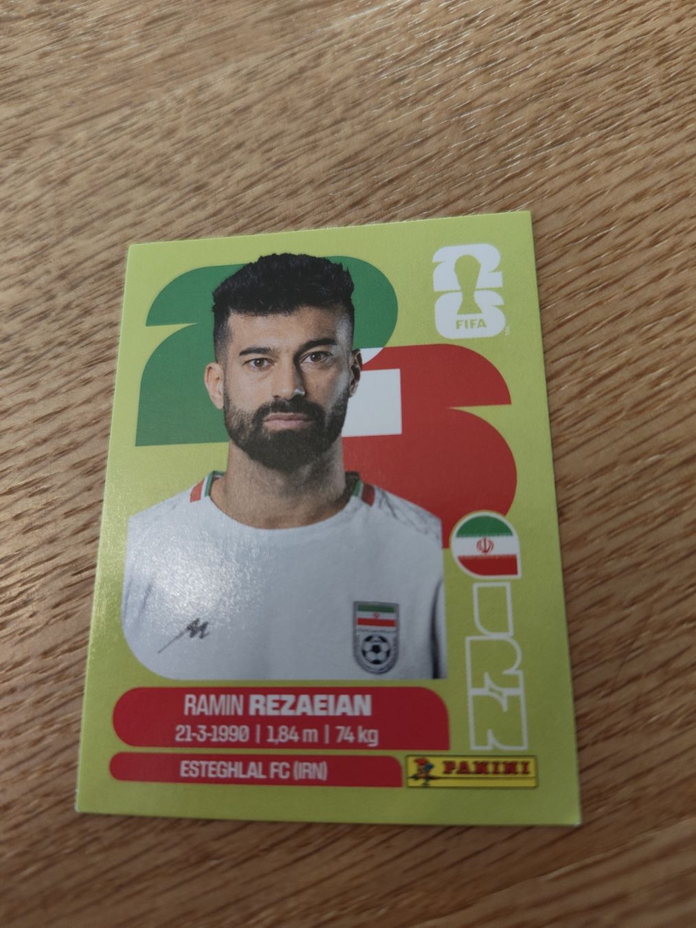Panini Carte collezionabili: Panini Wm 2026 Irn 7 – Nuovo (secondo la descrizione) da Lieli venduto da Maholo