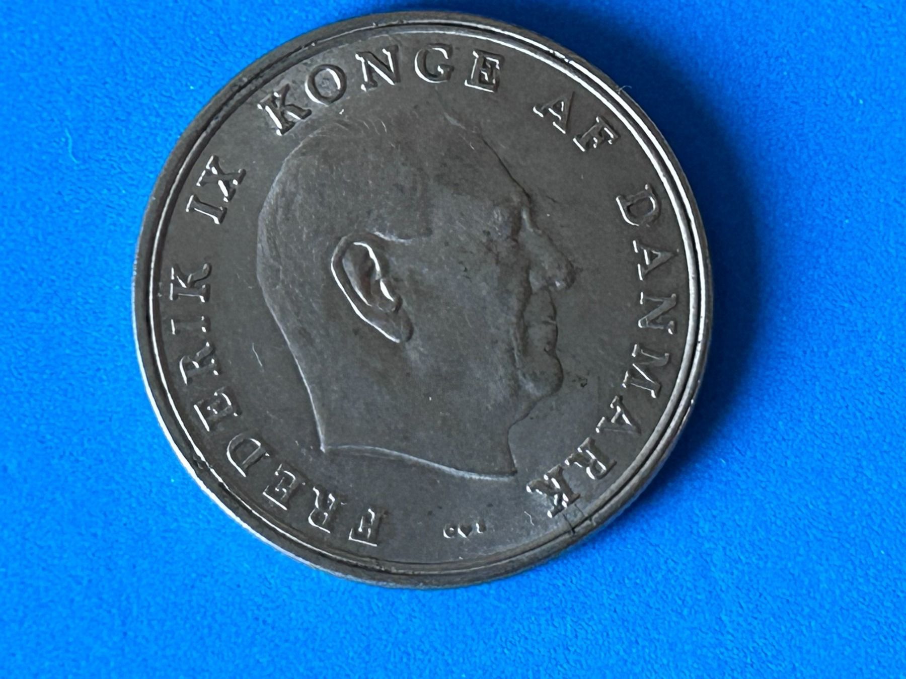 Tutti le monete: Denmark - 5 Kroner - 1960 – Usato da Corcelles NE venduto da AJKader 3