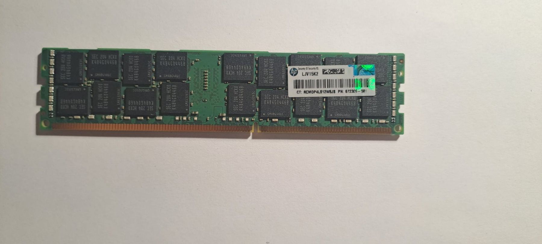 Samsung Memoria / RAM: RAM 16GB Samsung 2RX4 – Usato da Lovens venduto da SY2001 1