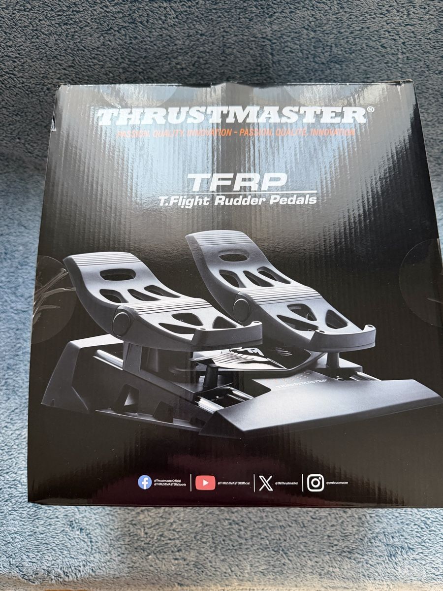 Thrustmaster Controller: Thrustmaster TFRP FlightRuder Pedals + Joystick/Dual Throttl – Nuovo (secondo la descrizione) da Murgenthal venduto da Tina_4055 5
