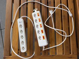 Lot de 2 multiprises