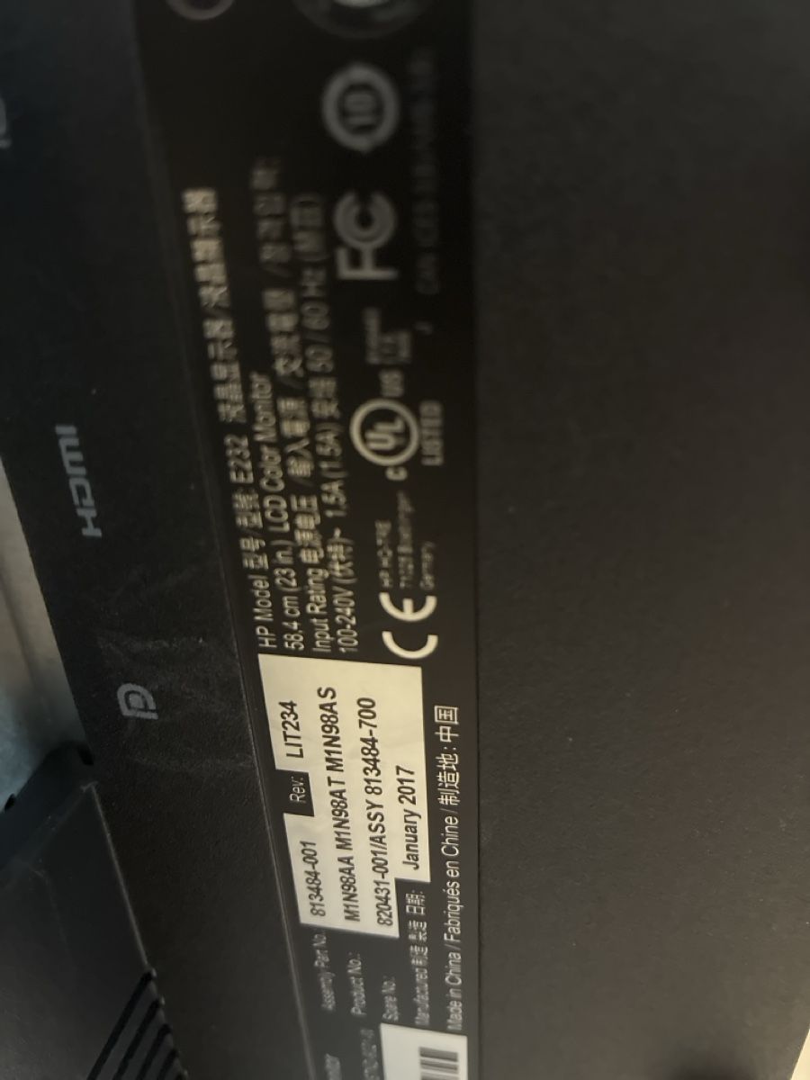 Monitor: HP Elite Display E232 – Usato da Aeschlen b. Oberdiessbach venduto da Simba98 3