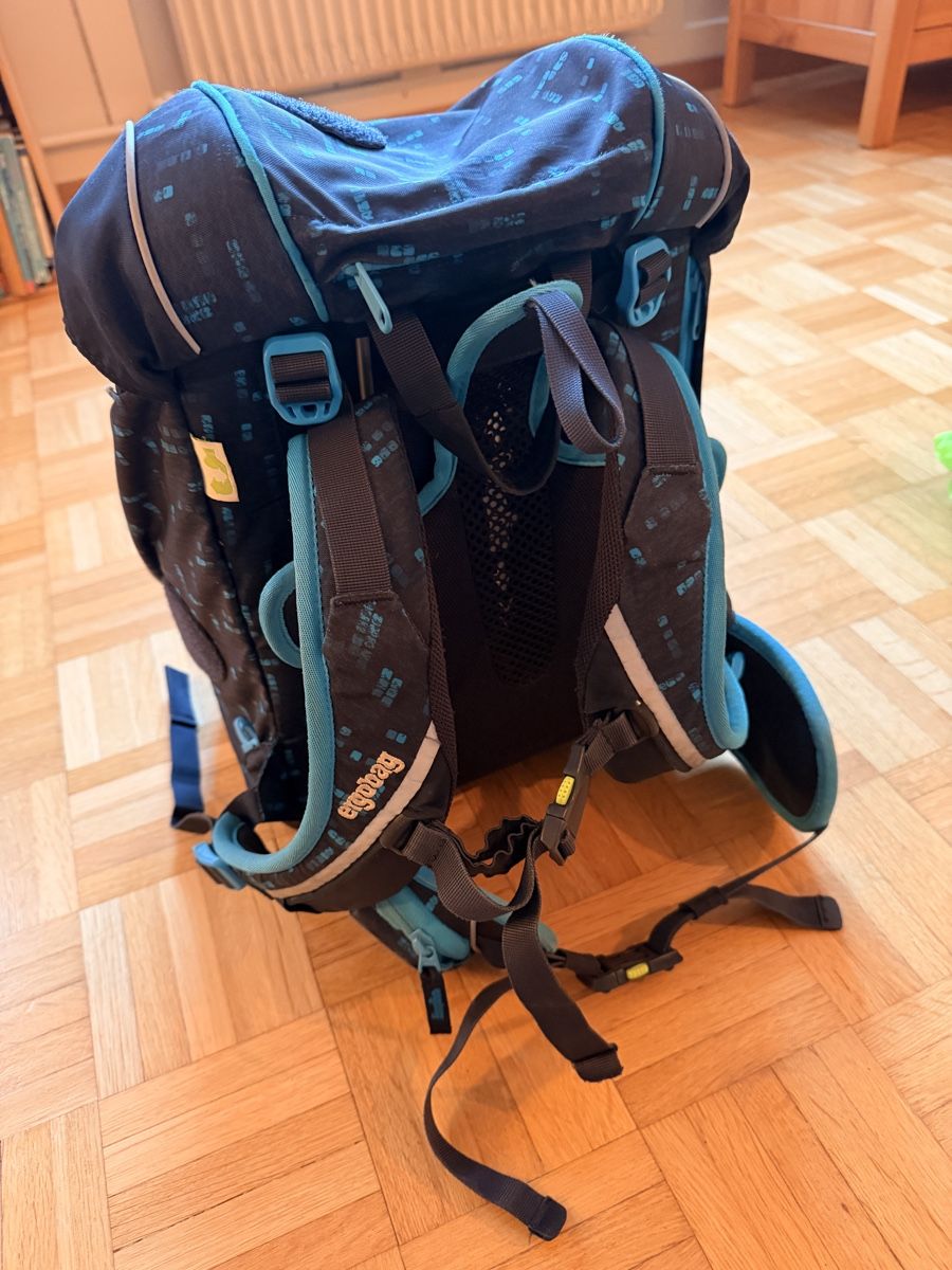 Ergobag Borse & Zaini: ERGOBAG Schulrucksack Blau – Usato da Stein AR venduto da dosehoch2 5