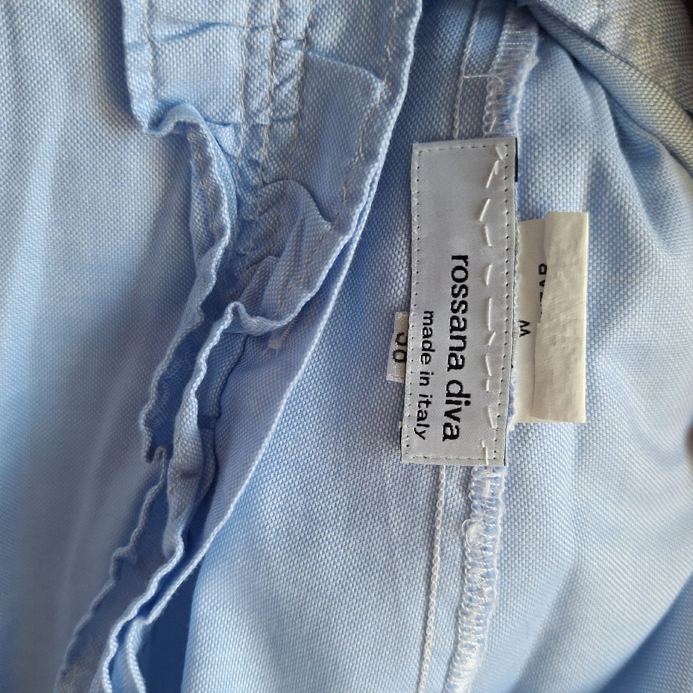 Camicette: Wunderschöne Rossana Diva Bluse, 38, Hellblau, Top Zustand! – Usato da Wettingen venduto da Blau8 6