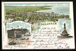 Litho Rorschach, Hotel Hirschen, Jakobs 