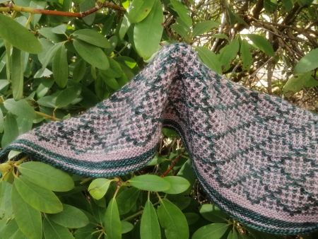 Schultertuch / Schal "Diamond"   100% Merino     NEU