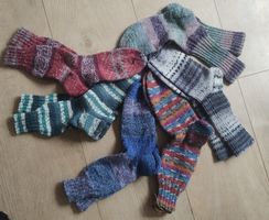 Handgestrickte Wollsocken Grösse 35- 43 neu