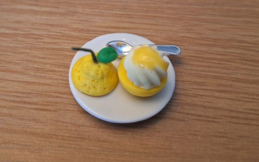 Case e mobili per bambole: Puppenhaus Zitronensorbet – Nuovo (secondo la descrizione) da Zürich venduto da HandmadeTinyFood