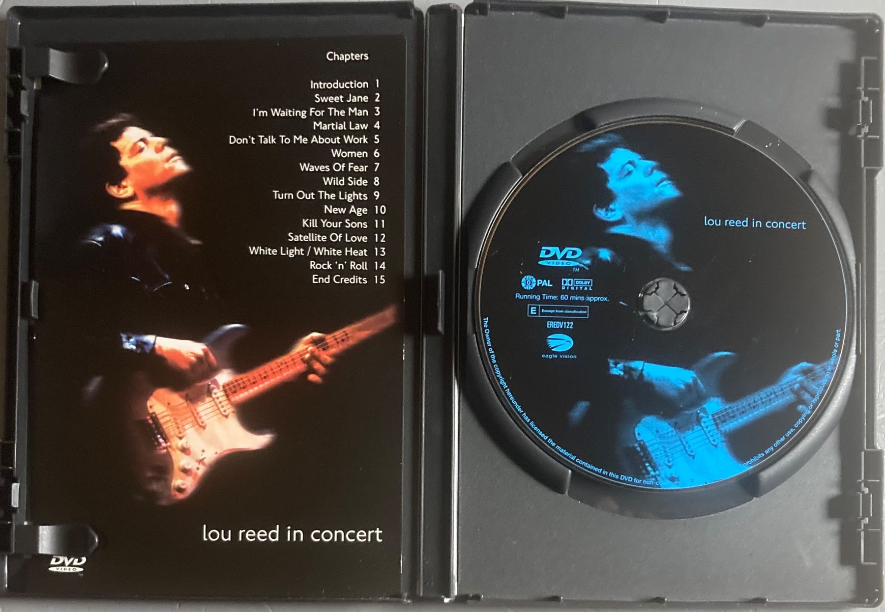 Tutti i DVDs: LOU REED - A NIGHT WITH LOU REED – Usato da Poliez-Pittet venduto da Newtown-Records 2
