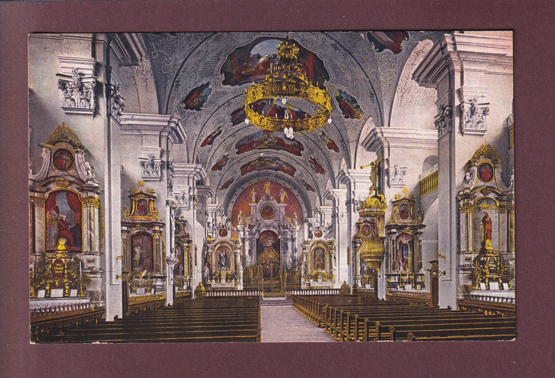 Cartoline postali: ENGELBERG - Kirche – Usato da Pully venduto da nicecards