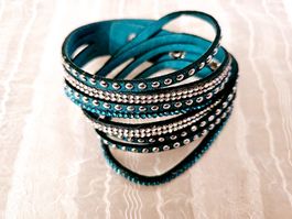 Wickelarmband türkis länge 40