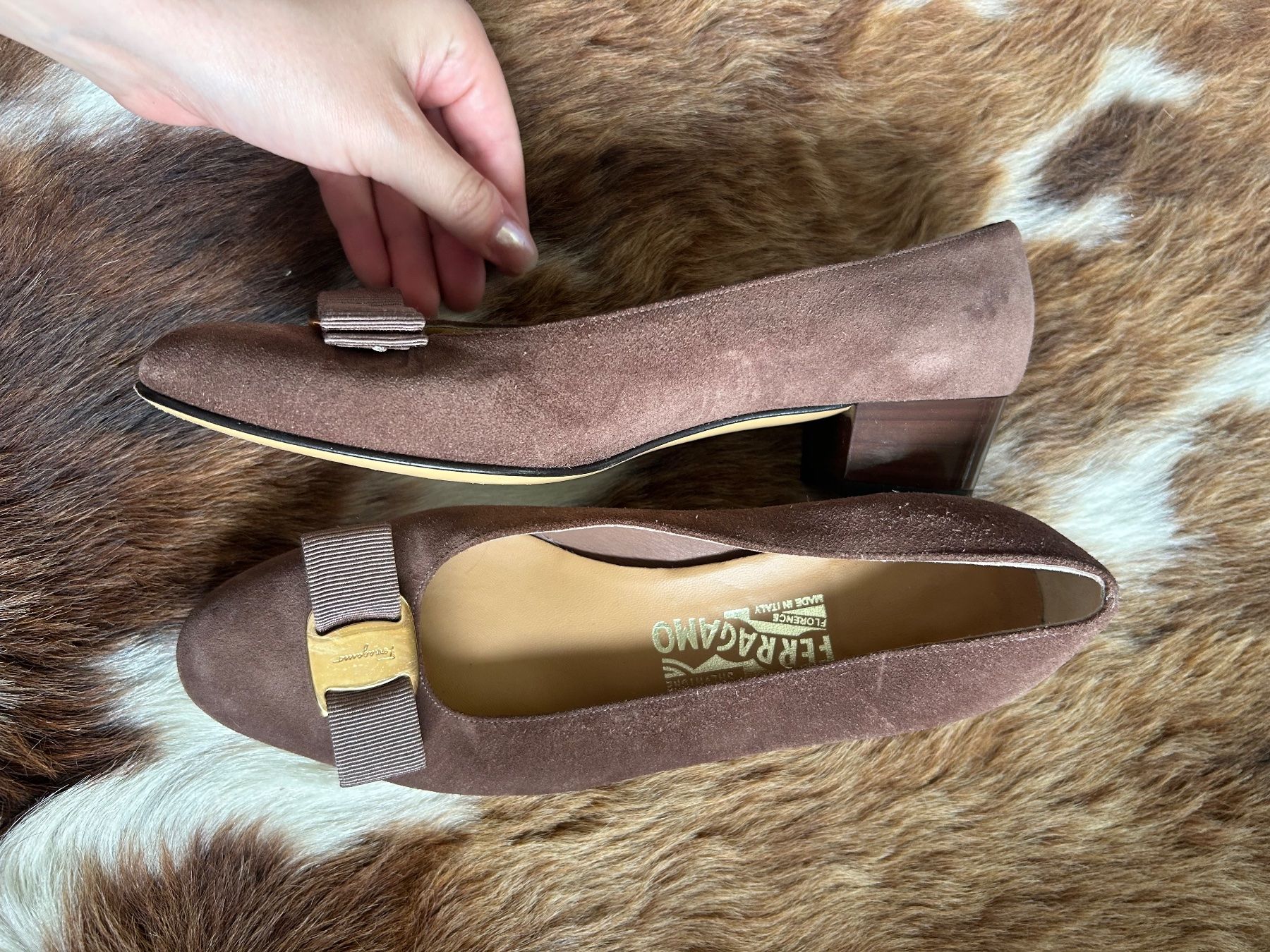 Salvatore Ferragamo Scarpe da donna: Salvatore FERRAGAMO Ballerinas mit Absatz – Usato da Bern venduto da miafilippa01 1
