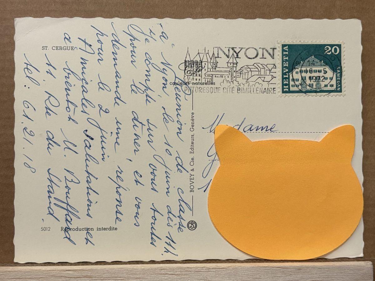 Cartoline postali: AK von St. Cergue – Usato da Rümlang venduto da Kartenpost1 1