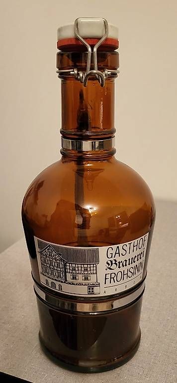 Bicchieri, Caraffe & Bottiglie: Bierkrug Bierflasche Frohsinn – Usato da Weinfelden venduto da Zebi22 1