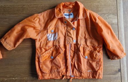 Orange Match Kinder Jacke Gr. 98 mit abnehmbarer Kapuze