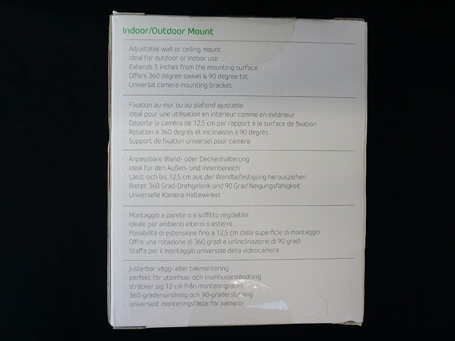 Arlo Sistemi d'allarme: Arlo Indoor/Outdoor Mount – Nuovo (secondo la descrizione) da Pratteln venduto da Restwert_Pratteln 3