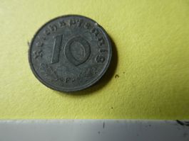 Dt. Reich 1944 F, 10 Reichspfennig