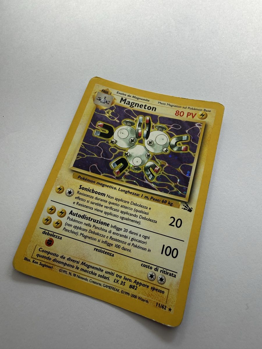 Pokémon Carte collezionabili: Magneton 11/62 holo italian – Usato da Lugano venduto da ktm_7jr7 1