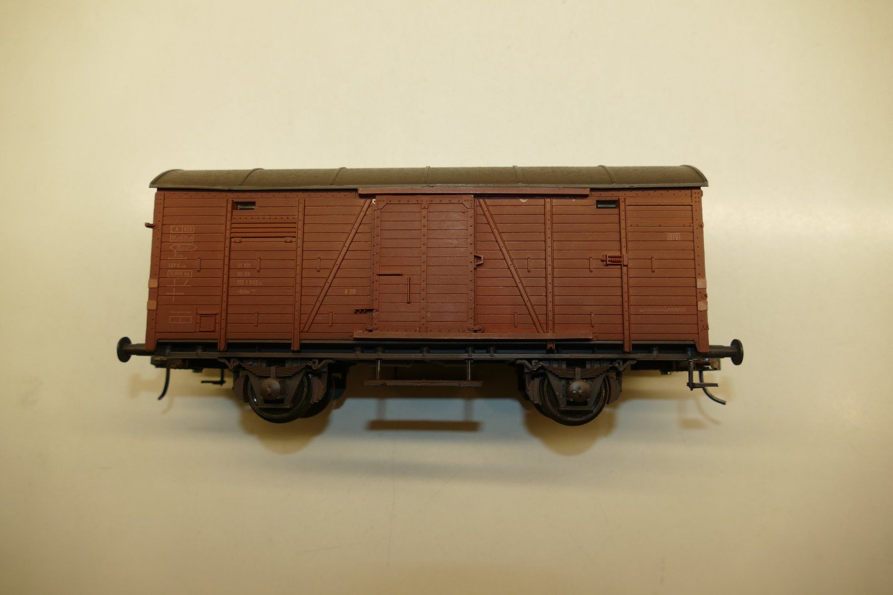Modellini di ferrovie: Pola Maxi 0: DB Güterwagen gealtert – Usato da Niederhasli venduto da Flash32 1