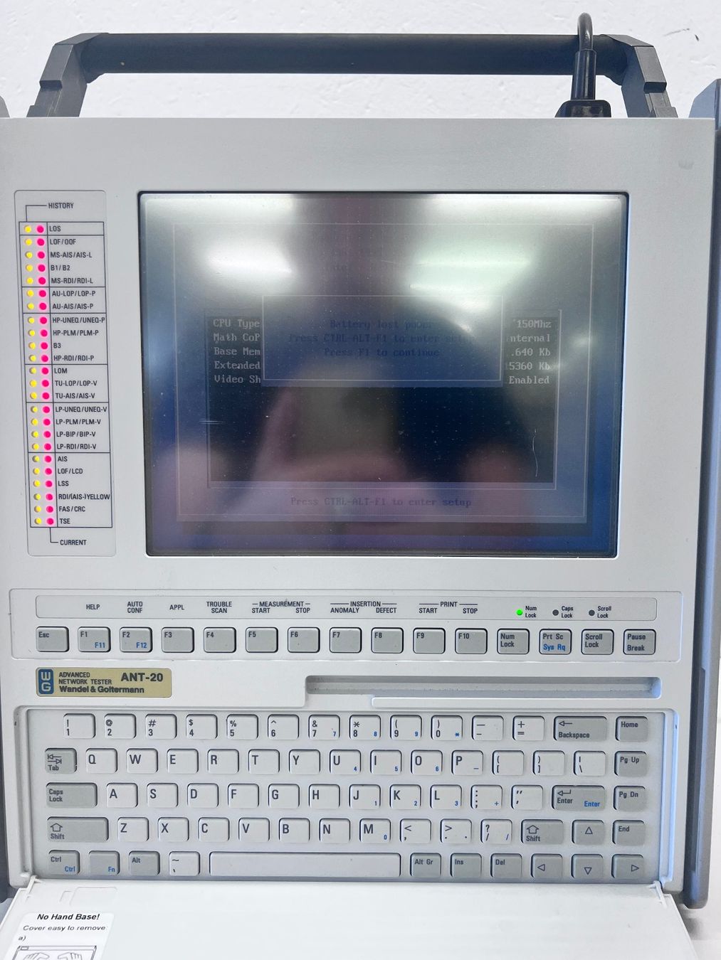 Accessori da laboratorio: Wandel & Goltermann ANT-20E Advanced Network Tester – Usato da Niederdorf venduto da LeptonAG_Labor 5