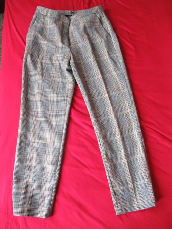 Schicke H&M Hose mit Karomuster, Top Zustand, Grösse 38